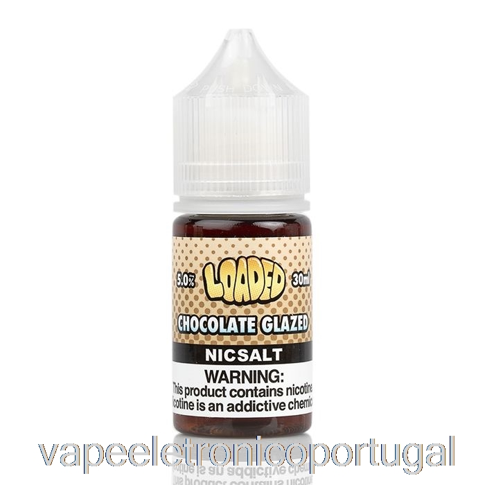 Vape Eletronico Donut Com Cobertura De Chocolate - Sais Carregados - Vapores Implacáveis ​​- 30ml 35mg